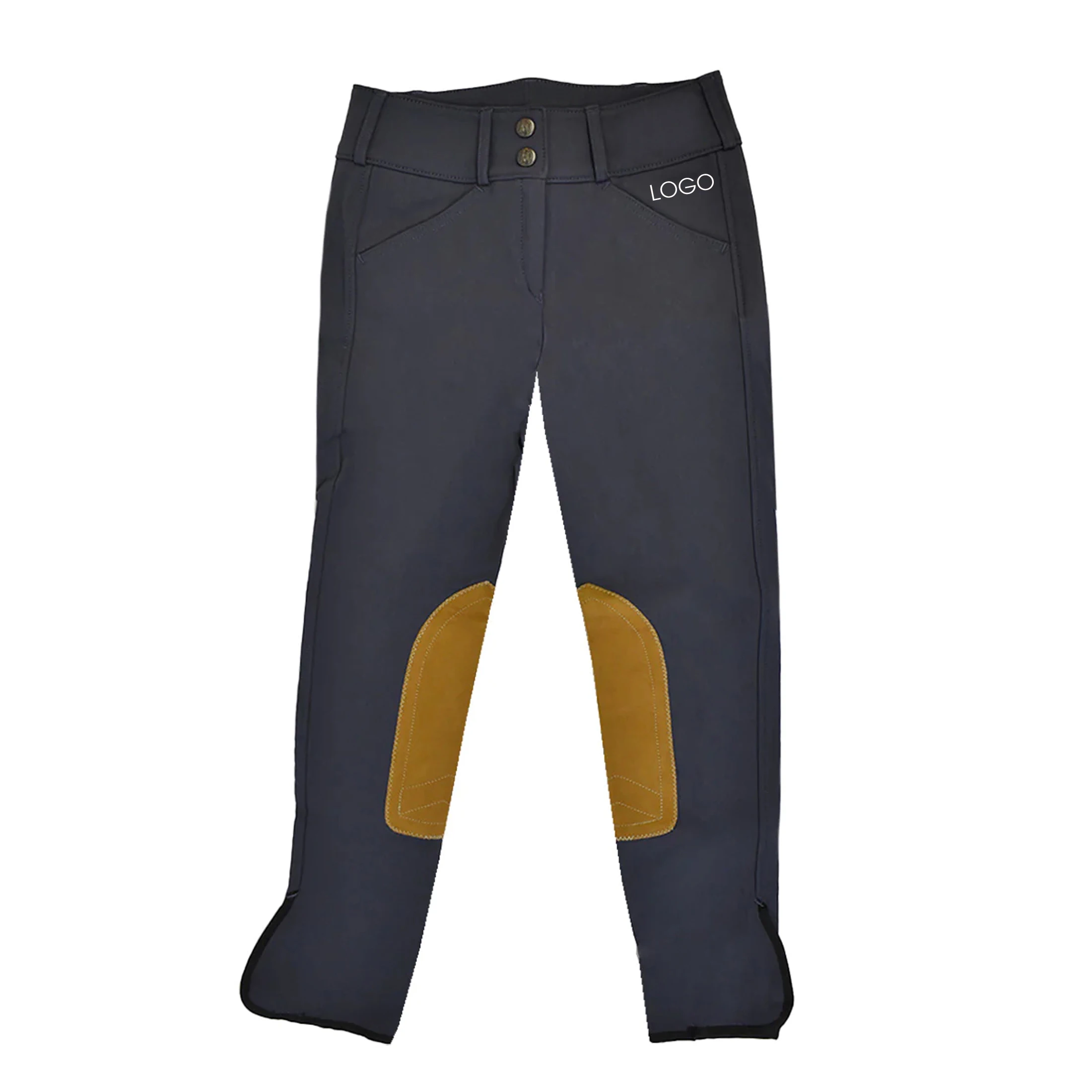 Professionals Choice Custom Made Equestrian Pants Durable Kids Breeches Direct Factory Supply Horse Riding Children Zip Pocket