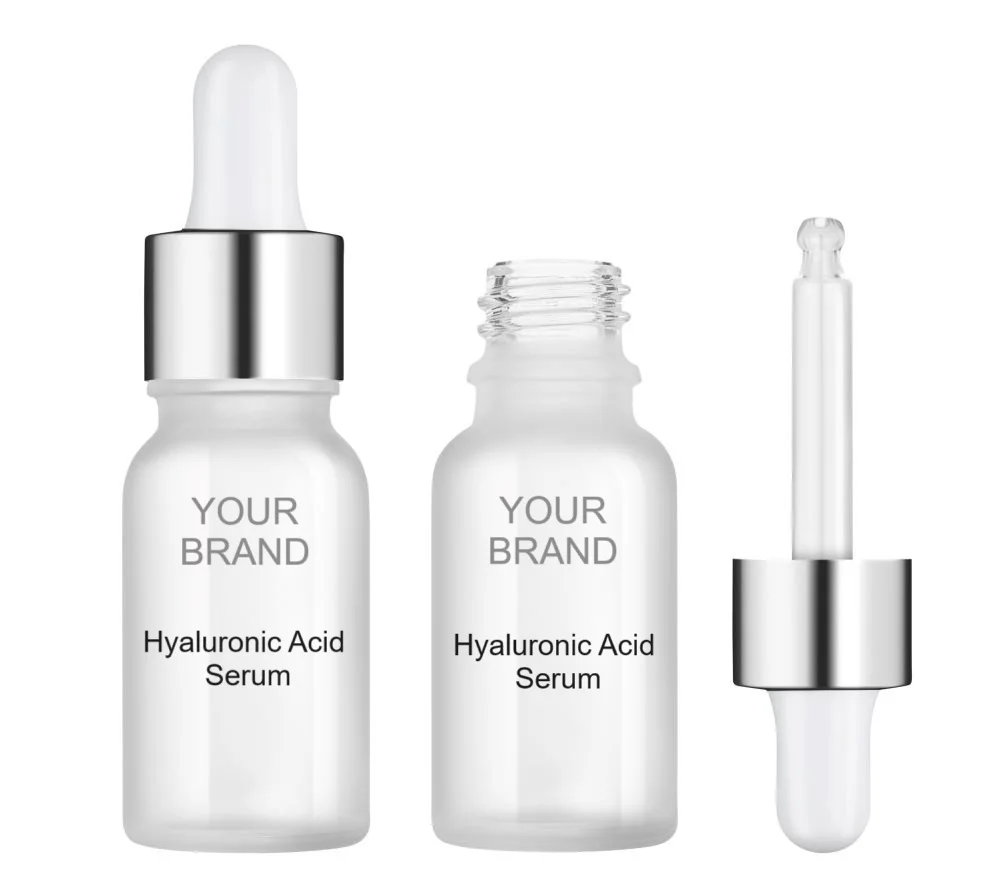 Private Label Hyaluronic Acid Serum For Face 30ml Glass Dropper Wholesale Anti Aging Skin Serum