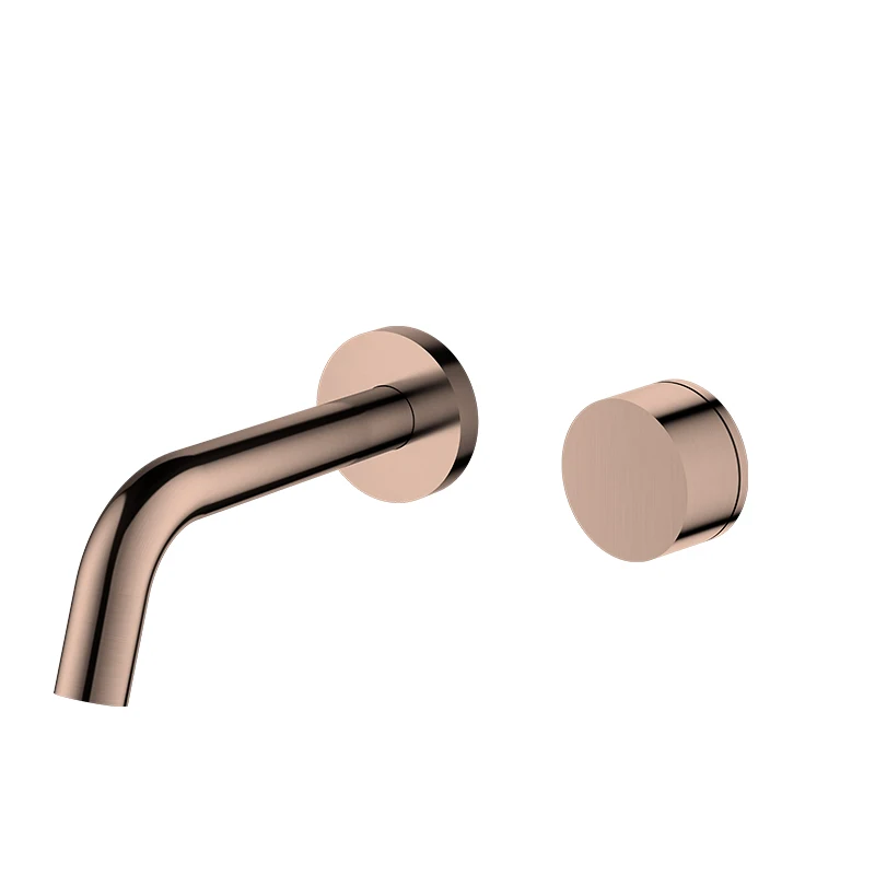 Australia Lavish Watermark Bathroom Tapware Solid Brass Brushed Copper  Wall Dual Handle Basin Faucet Tap