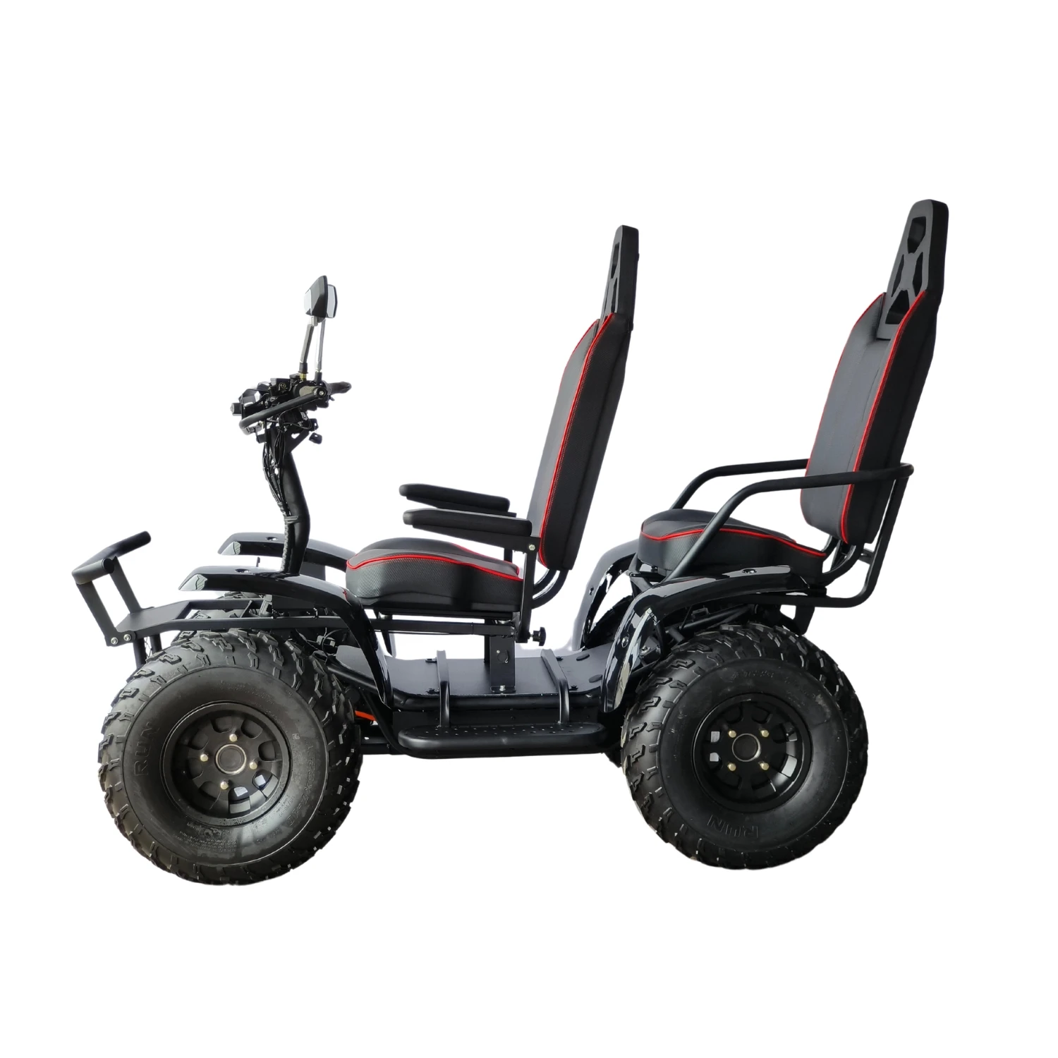 (QT-E01 B) 6000W Electric Adult 4 Wheel 4 Hub Motor Off-road Motorcycles Beach E Scooter Moto 4x4