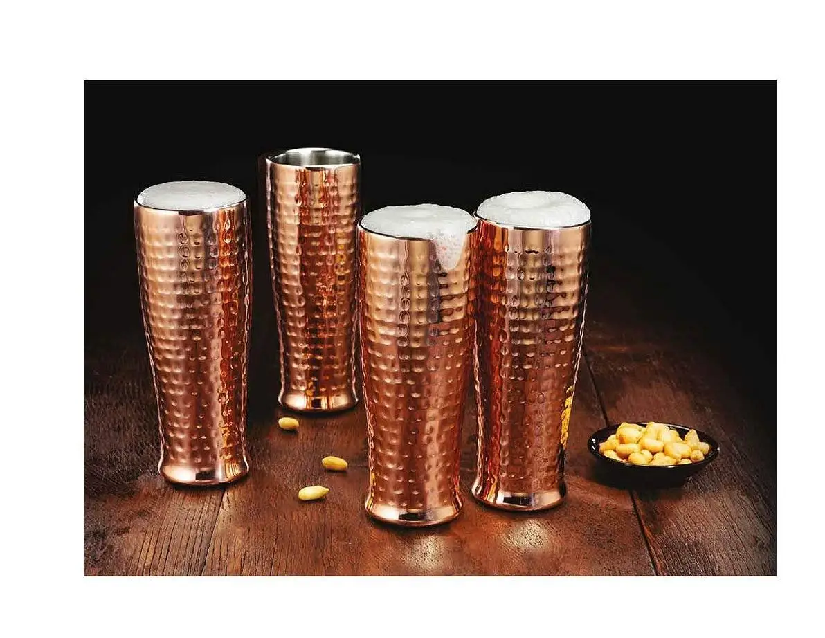 MHC 100% Pure Copper Stylish Moscow Large Mug Manually without Handle Mug Simple Design