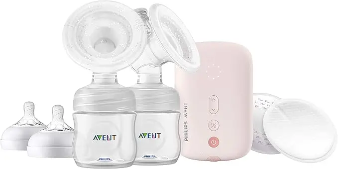 PHILIPS AVENT SCF393/71 двойной Электрический молокоотсос портативный и носимой силиконовый материал с малым ручным приводом