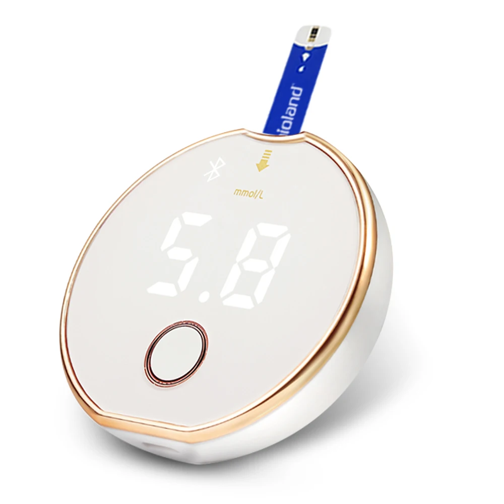 Портативный глюкометр с подсветкой и bluetooth