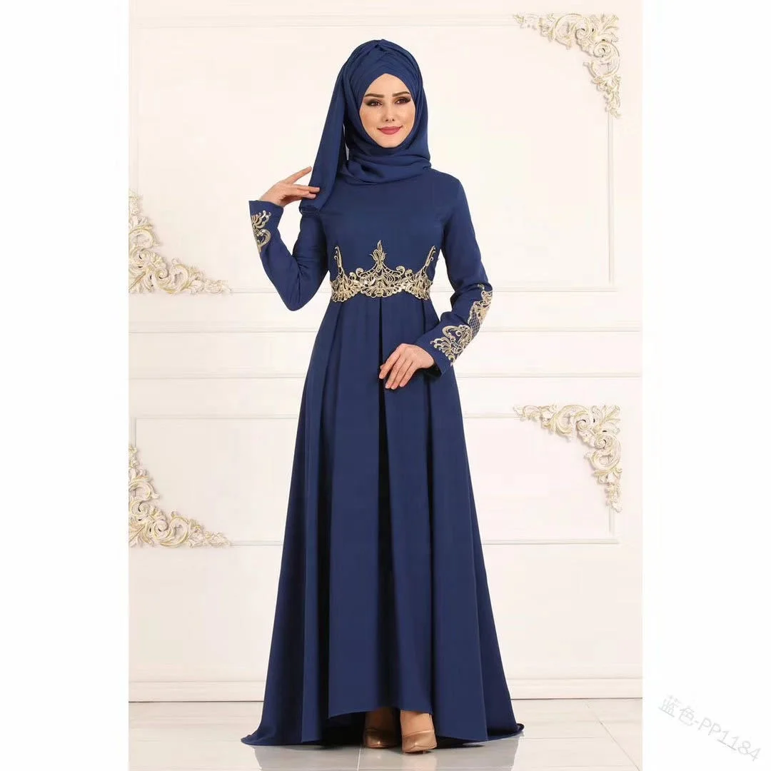 Muslim Islam Clothing Ramadan Dresses Caftan Moroccan Long Robe Turkey Kaftan Loose Maxi Hijab Dress Women Abaya Dubai 2023