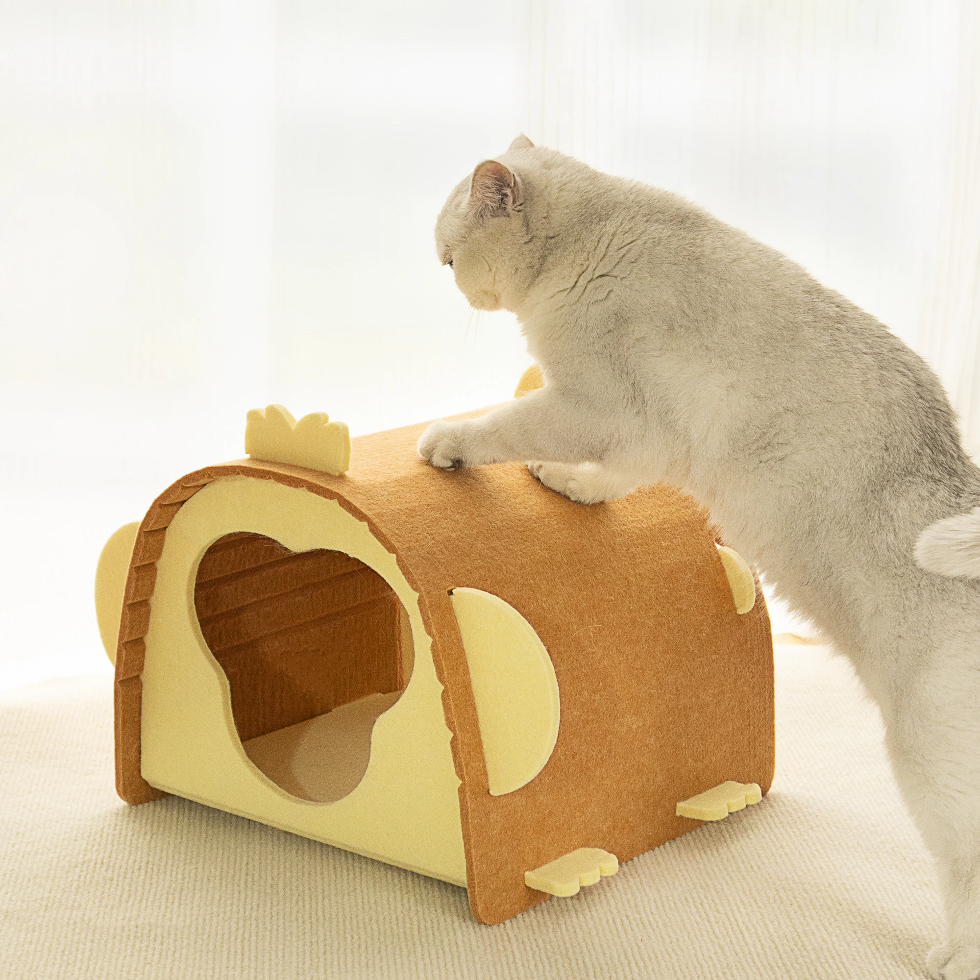 Wholesale Innovative Design Cute Thickened Foldable Cat Beds