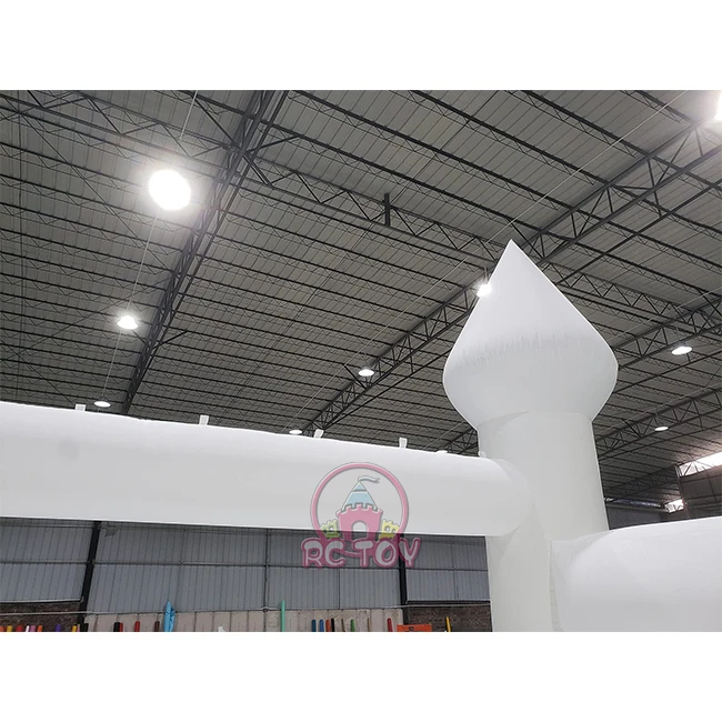 Wedding chateau gonflable pastel white bouncy castle adults bounce house inflatable bouncer