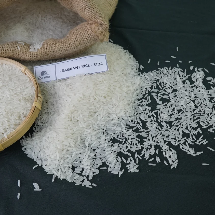 Белый рис высшего качества с длинным зерном ST24-лучший в