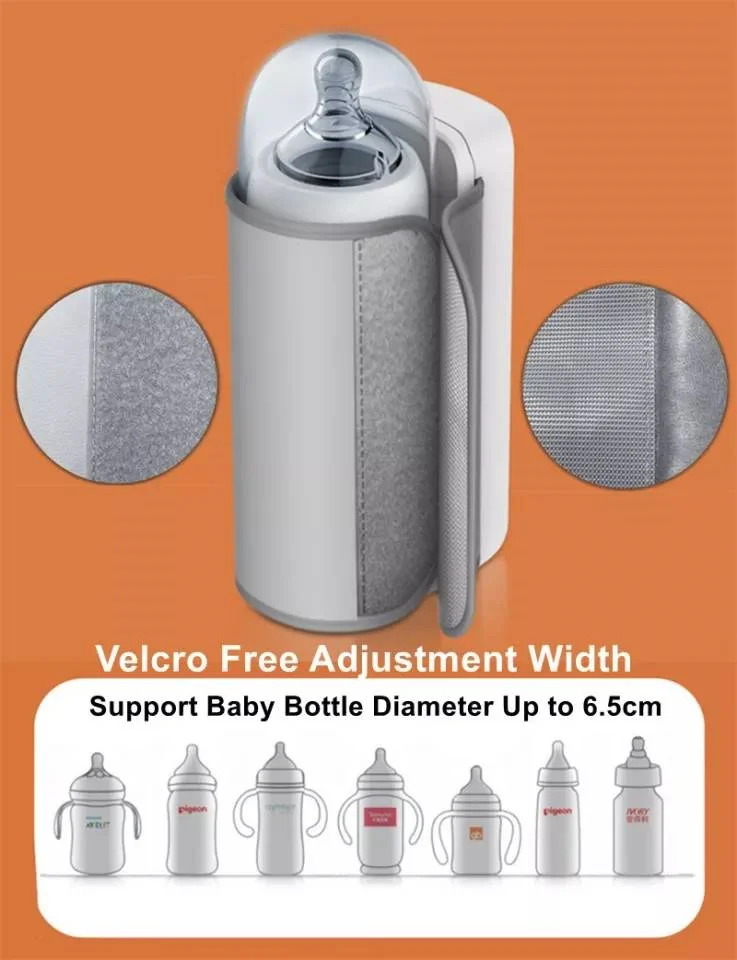 Portable USB waterproof travel baby milk bottle warmer  bottle heating cover