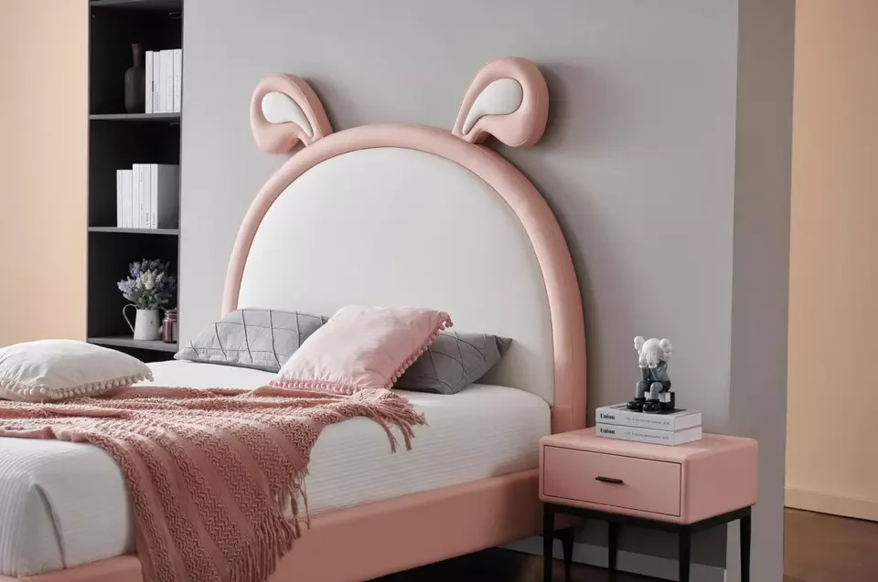 Factory Wholesale New Design Modern Children Bedroom Furniture Cartoon Kids Bed Bedroom Set Furniture