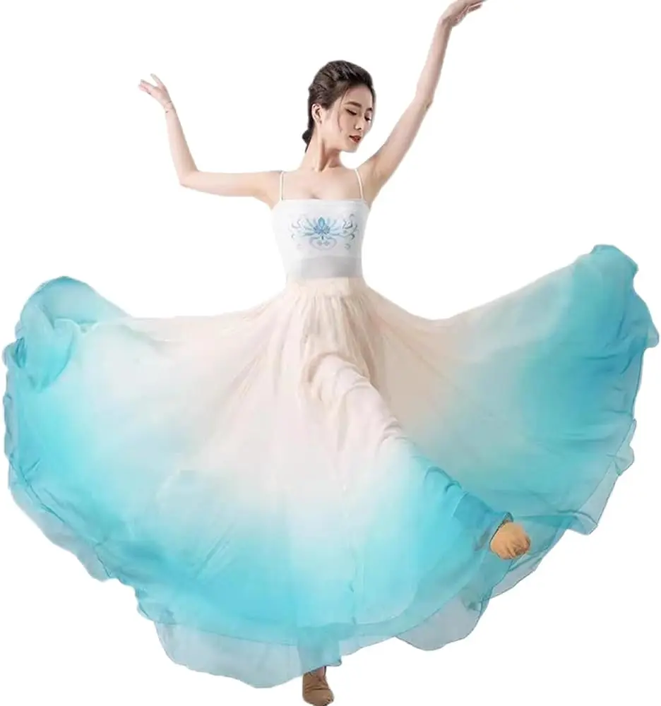 Dance Suit For Women Oriental Bellydance Practice Clothes Sequined Sexy Split Dancing Dress 2-piece Set Dance Wear