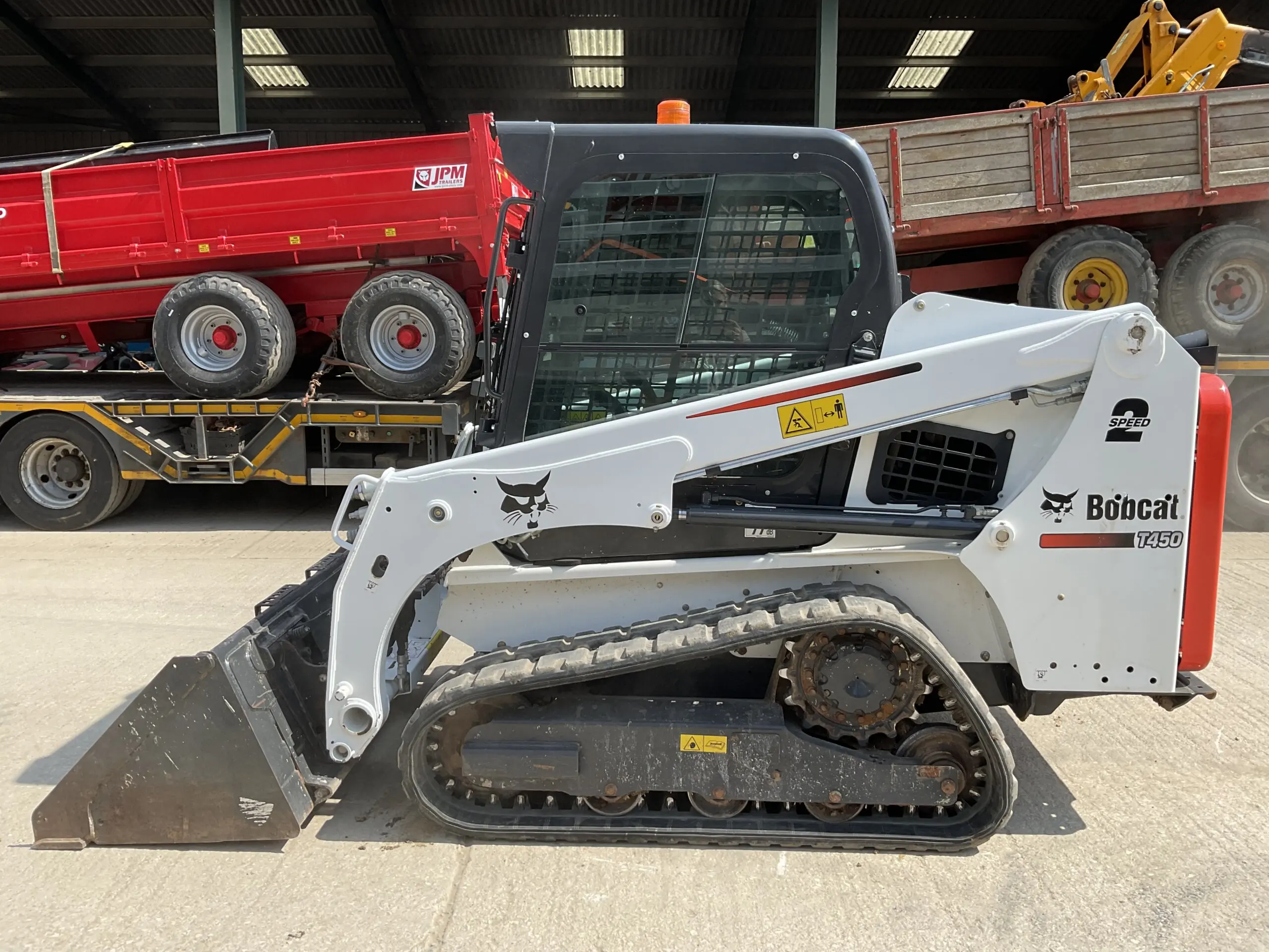 Cheapest Fairly Used Construction Machinery 2021 BOBCAT T450  Mini skid Steer Bobcat Loader T450 For Sale