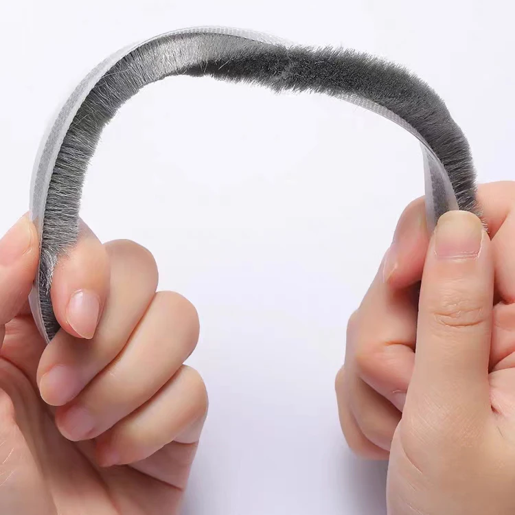 window &door seal strip 6x12 grey aluminium accessories Apposite pile weather stripping door seal strip