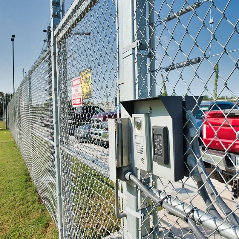 American Standard Diamond Mesh Wire Railing Cyclone Sports Fence Panels Diamond chain link fencing