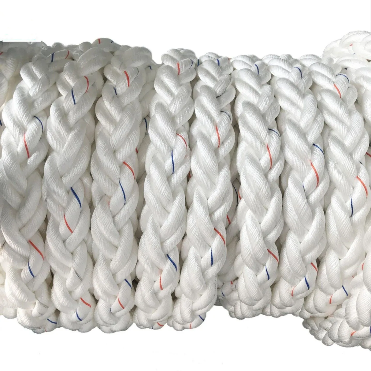 China colour customizable  8 12 strand 4mm to 60 mm Polypropylene marine mooring  PP rope