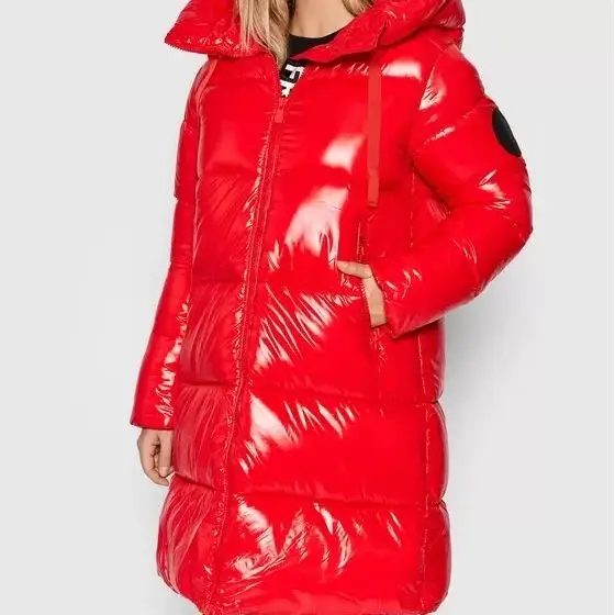Winter Coats for Women Top Quality Women jackets custom Made Red Puffer jacket for women Quilted warm Long bubble Jackets 2022