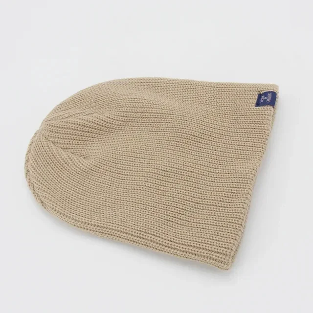 Custom Cute Luxury Warm Wool Knitted Beanie Blanks Winter Cashmere Bennie Caps Women 100% Pure Wool Beanie Hats With Custom Logo