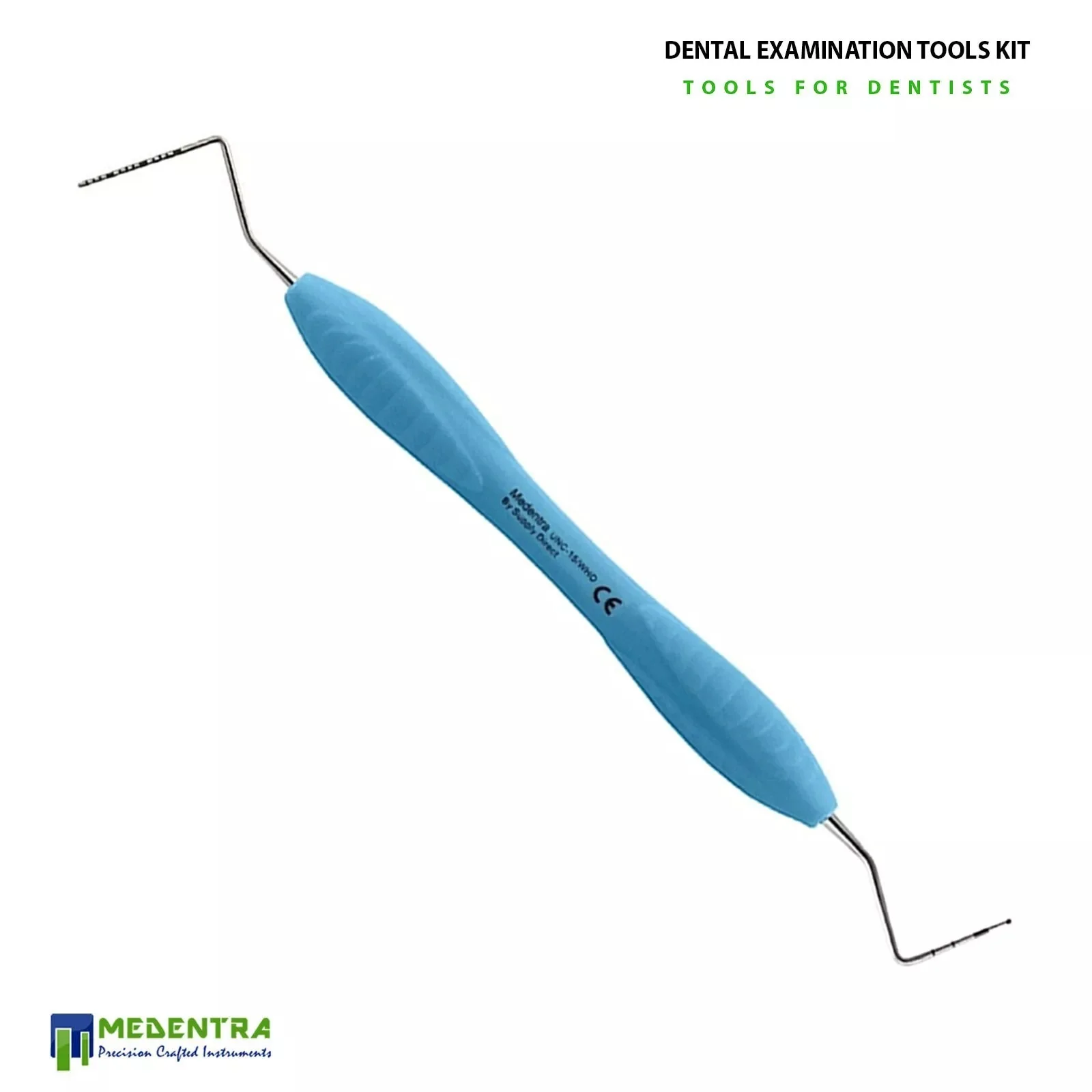 Профессиональные карманные зонды UNC CP-15 Williams щипцы из нержавеющей стали Debakey Пинцет для стоматологического исследования набор жевательных резинок 4 шт.