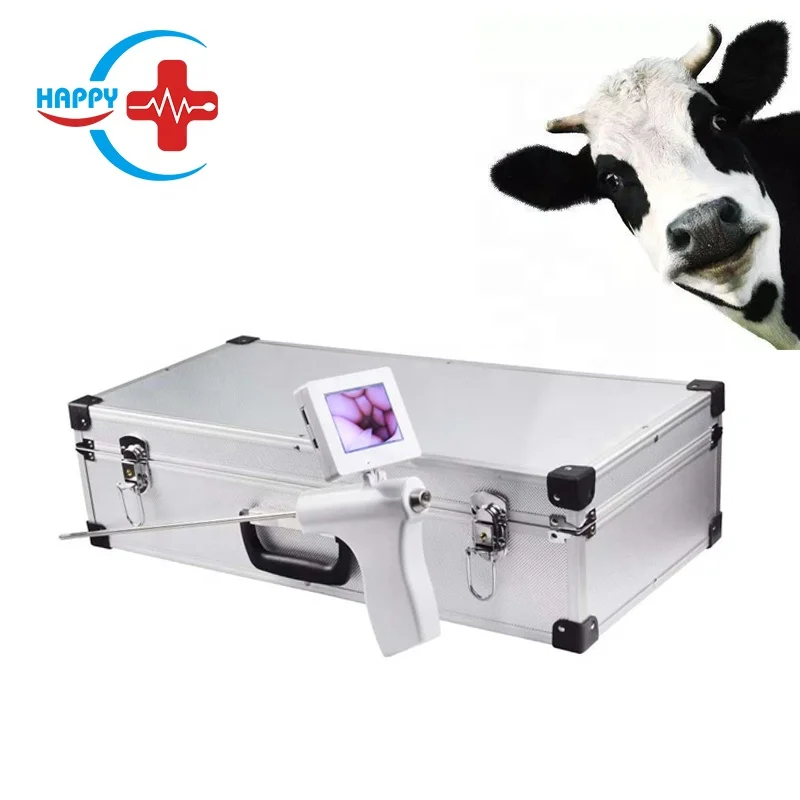 HC-R058E Artificial Insemination Handheld Veterinary Transcervical Insemination Gun for Gog Cow