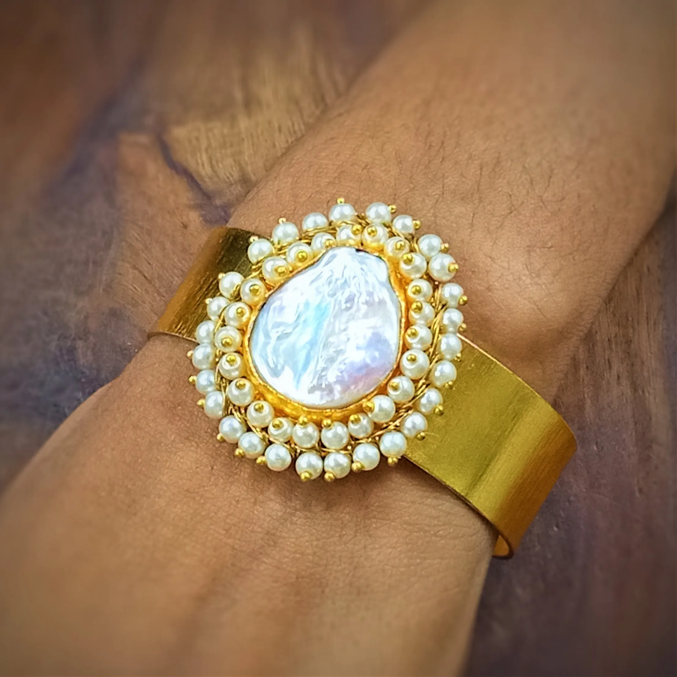 Латунный модный браслет KADA DRUZY B012000870 по лучшей цене и качеству от индийских производителей