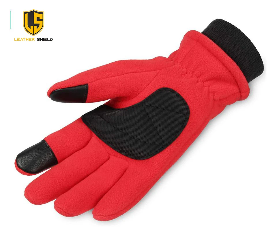 warm polar inner glove liner black thermal lined winter fleece gloves for men women