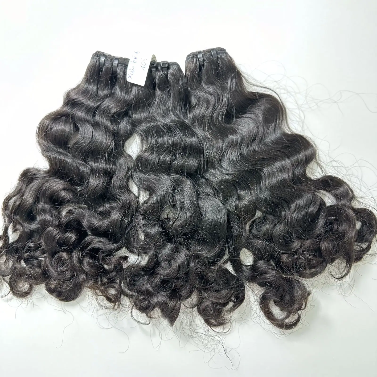 Hot Trend Double Drawn Natural Wavy Raw Human Hair Bundle Vendors Weft Hair with Straight Style Add Compare Share Larger Image