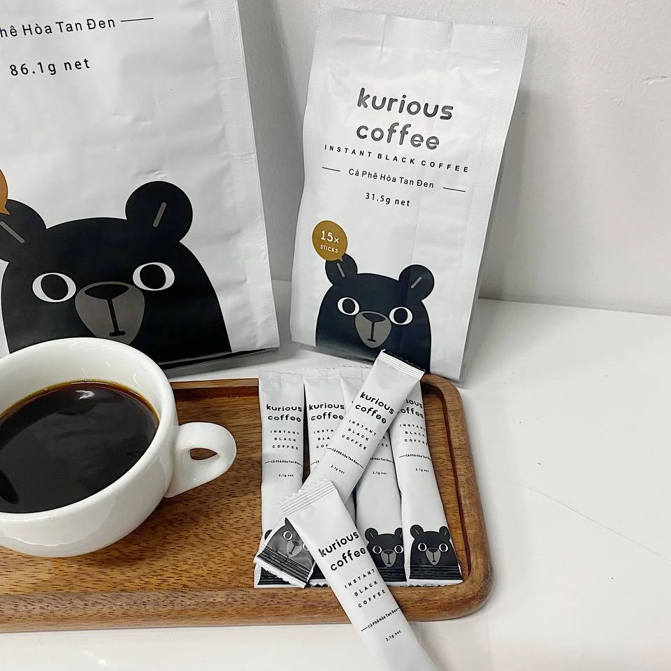 100% Вьетнамский черный растворимый кофейный порошок по экономичной цене в упаковке с кофеином и горьким вкусом для похудения