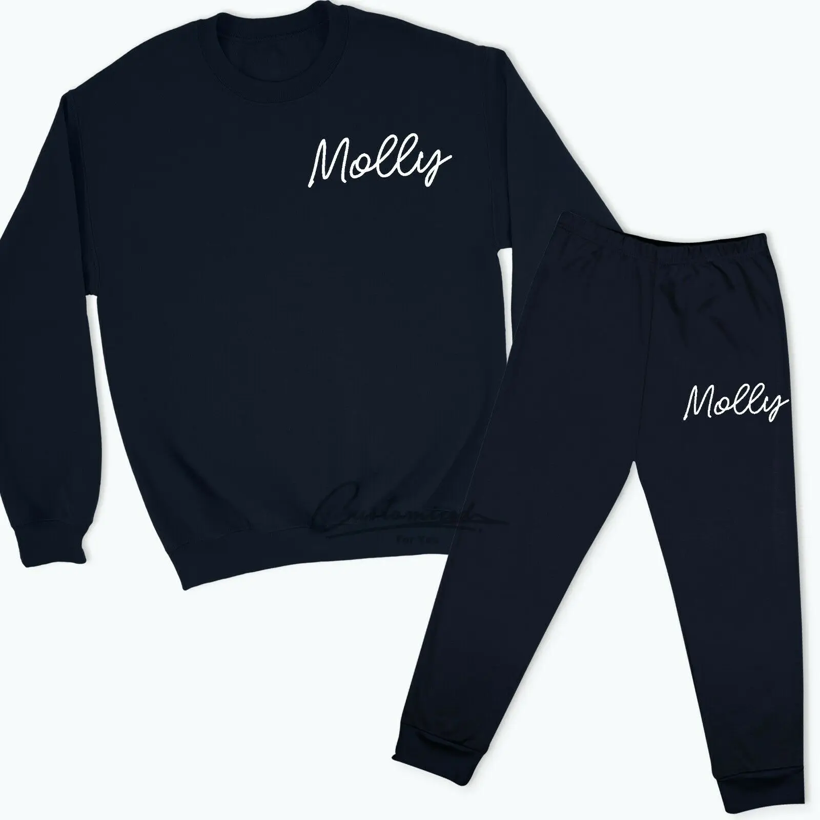 Personalised Name Tracksuit Kids Lounge Wear Children Toddler Boys Girls 2022