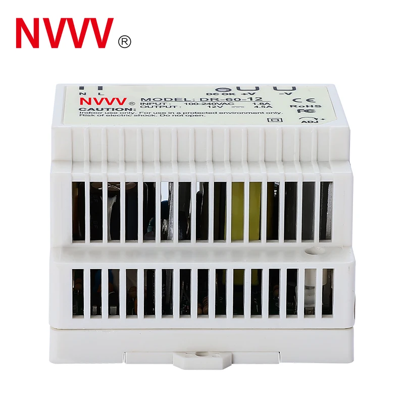 DR 60W Switching power supply DR series AC to DC Power 60W 12V SMPS DIN RAIL