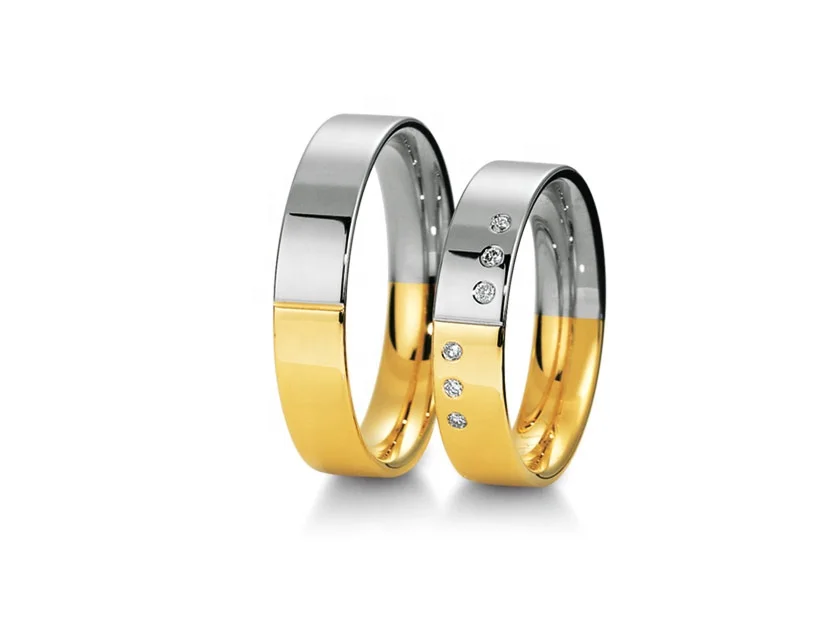 High Quality Fashion Jewelry Golden Rings Set 18K 22K 24K Gold Bride Wedding Ring And Bangles Set