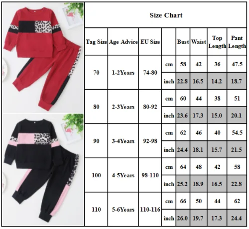 Kids Baby Girl Tracksuit Set Long Sleeve Top Pants Casual Outdoor Outfit Clothes