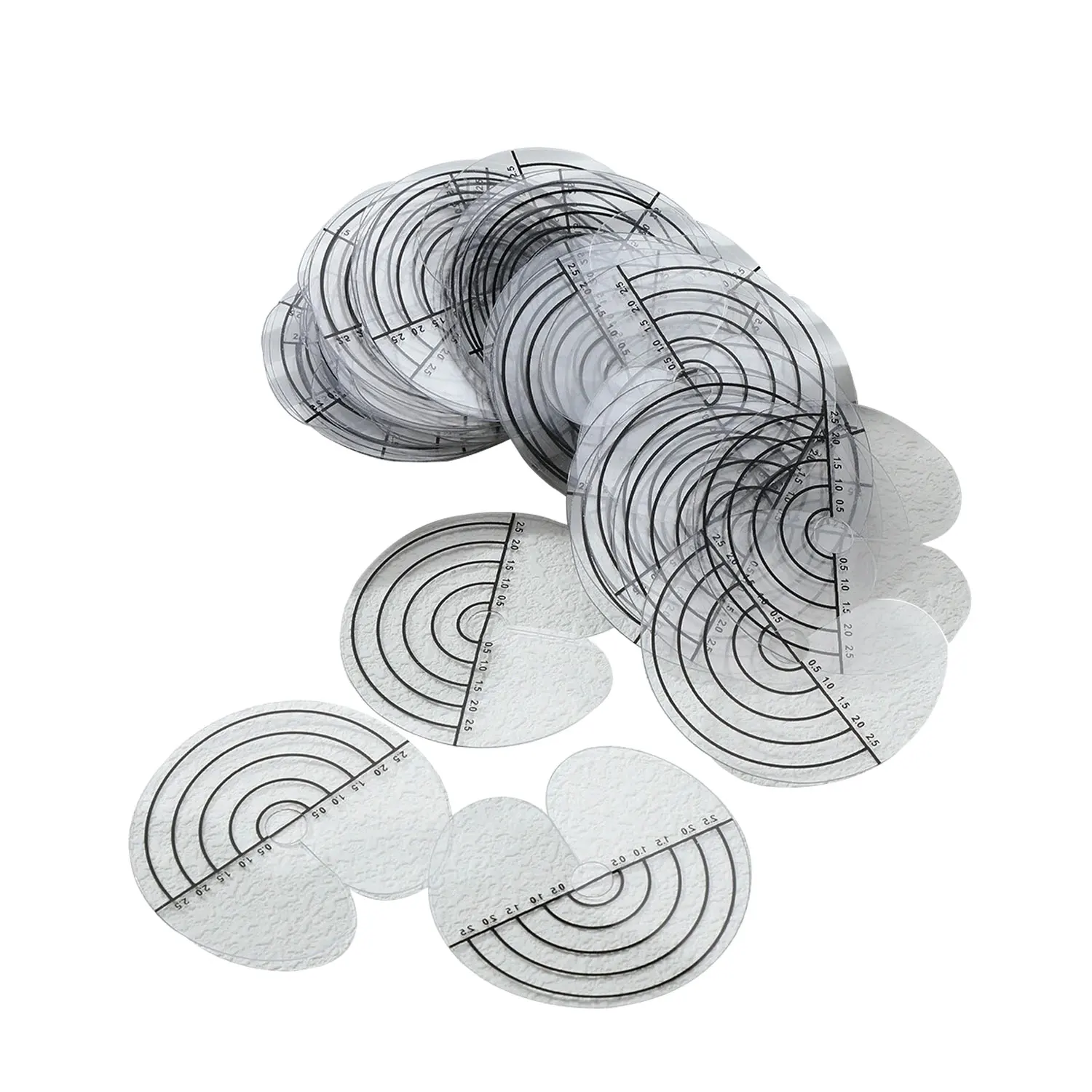 Buy 50pcs Round Heat Protector Shield Heat Insulation Sheet Protector Shield Scale Mark Tip Keratin Hair Extensions Styling Tool