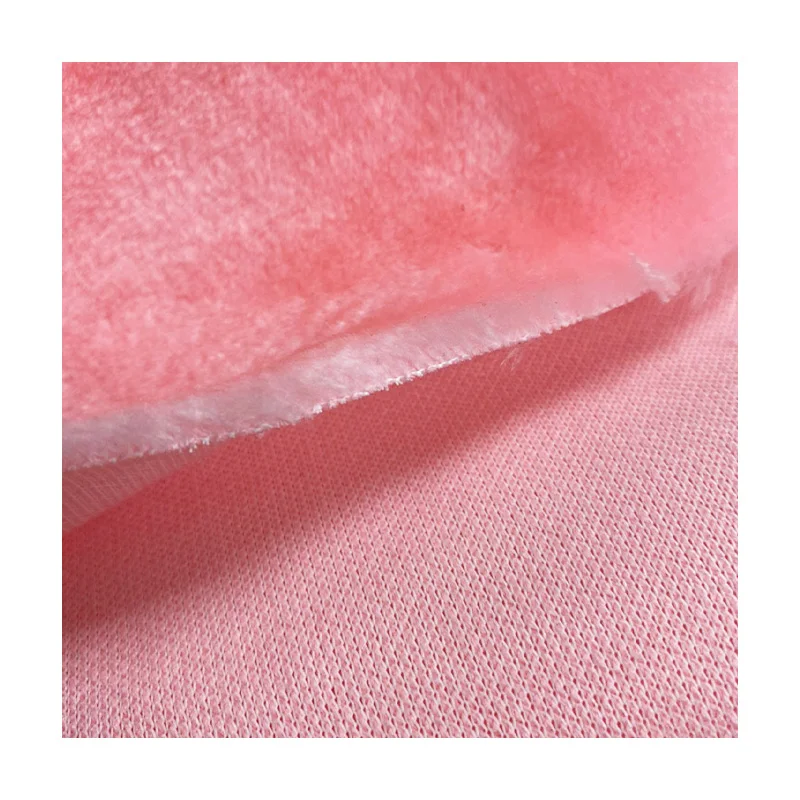 New Product High Quality 100% Acrylic Knitted Fabric For Paint Roller Brush Pink Color Short 6mm