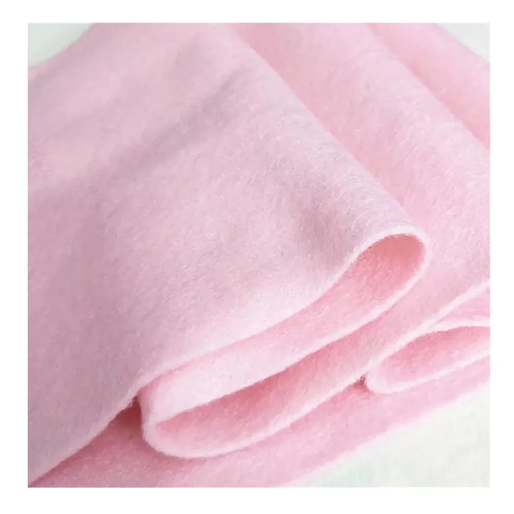 Breathable Premium Materials Needle Waterproof Sustainable Garment/Tennis Punched 100% Polyester Plain Texture Felt from Vietnam