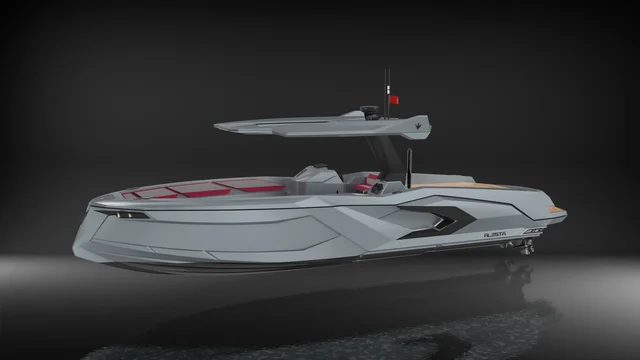 Alesta Marine Luxury Raptor Parasailing Excursion Boat YELLOW New Fiber Glass Entertainment CE Best Quality White Ocean Sea Lake