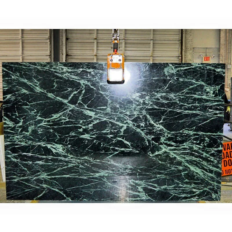 Modern Spider Green Marble Slab Polished Calcite Countertop for Floor for Villa and Hotel Graphic Design Solution Available