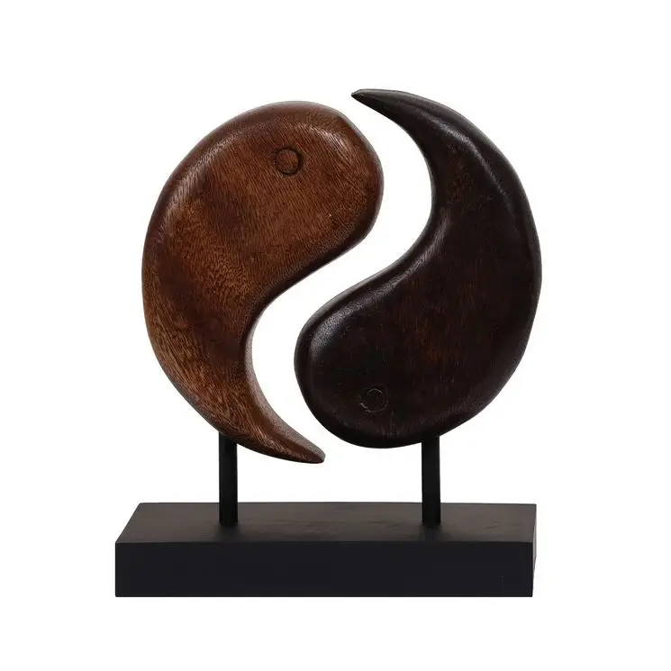 Handmade Luxury Wooden Sculpture for Home Office Living Room Table Top Decoration Attractive Wedding Parties Gifts in Box