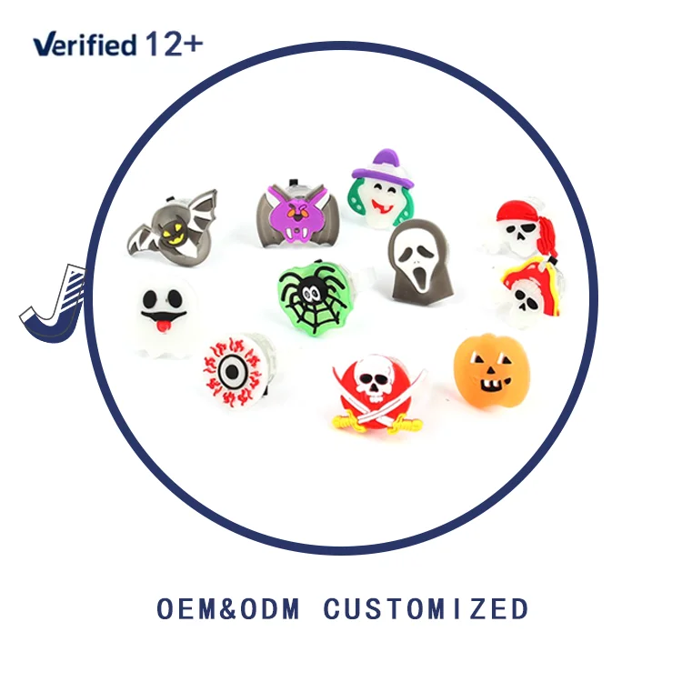 Wholesales Halloween Children Toy with Led Holiday Gift Flash Party Toy Capsule Toy For Vending Machine