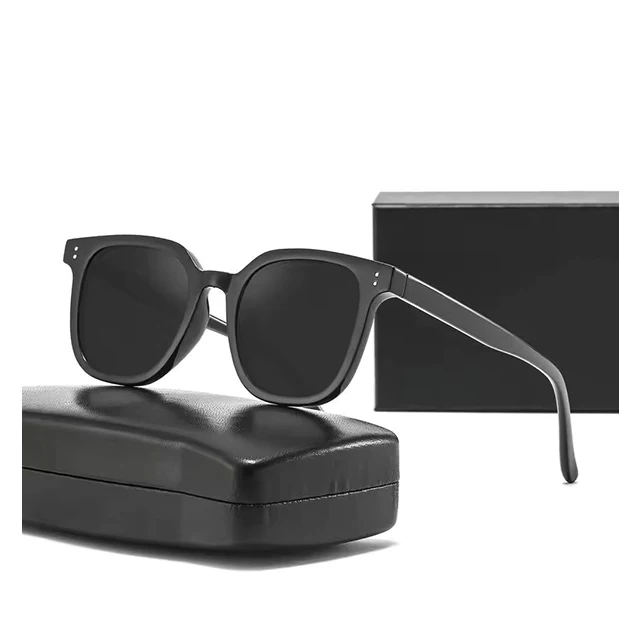 Высококачественные нежные корейские персонализированные ретро квадратные поляризованные линзы модные унисекс УНИКАЛЬНЫЕ Солнцезащитные очки