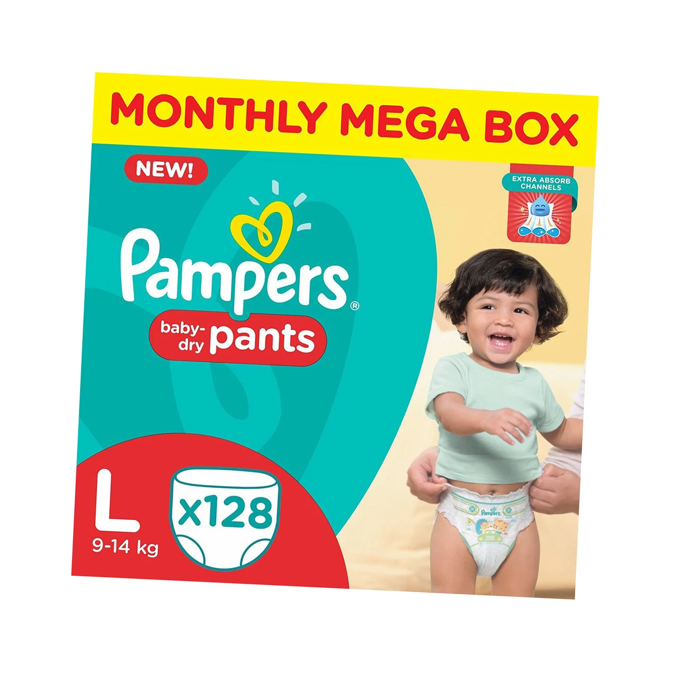 Pamper Diapers Tape Type Diaper Wholesale Baby Good Quality Soft Breathable Disposable Baby Tape Diaper 80pieces 1bags