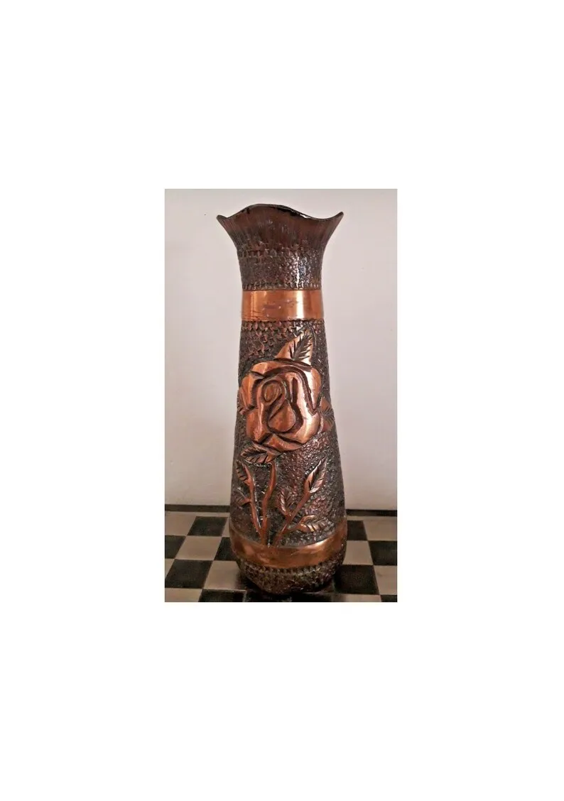 Tall Size Floor Decorative Meta Aluminium Home Decor Flower Vase for Wedding Decoration Luxury Corner Space