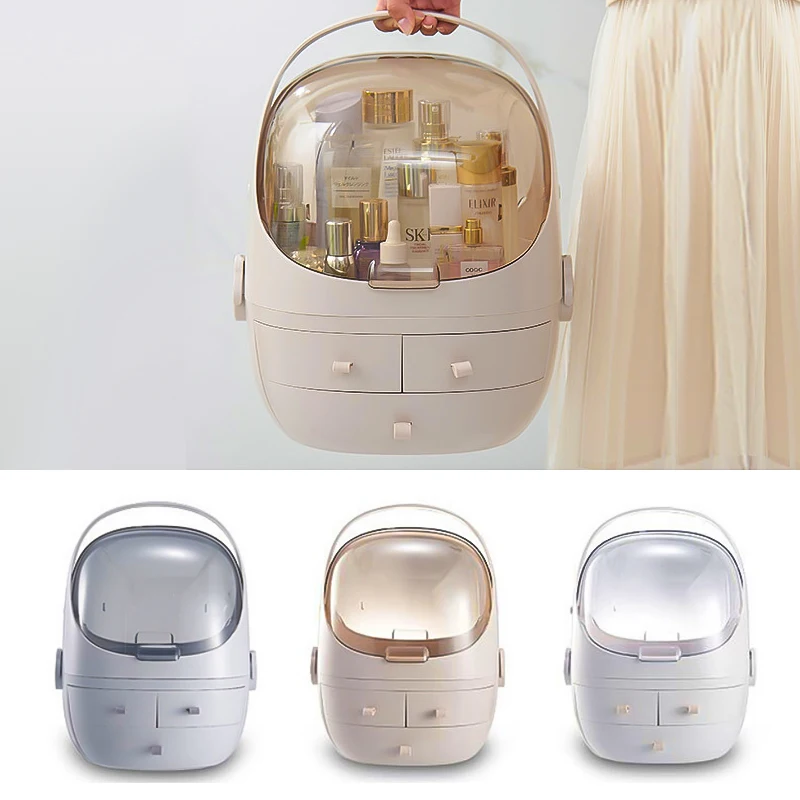 Bedroom Vanity Makeup storage box Dresser Makeup Organizer Cosmetic Display Cases And Lipstick Organizer Gf208