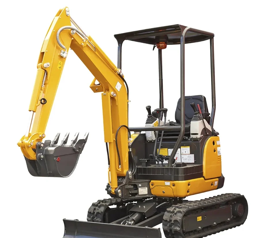 Mini Small Micro Crawler Bagger Digger Excavators Machine 2t 0.8 1.2 1.5 2 Ton 1Ton Mini Excavator
