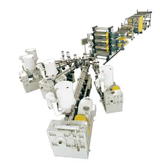 JWELL China Plastic Solar backsheet Film Extrusion EVA POE PVB SGP film making Machine machinery