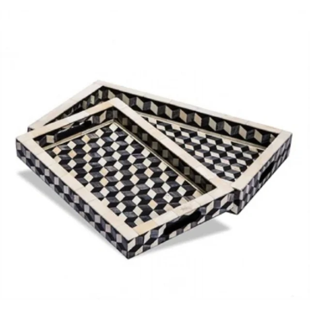 BEST SELLING BONE INLAY SERVING TRAY NEW BONE INLAY MOTHER OF PEARL TRAY