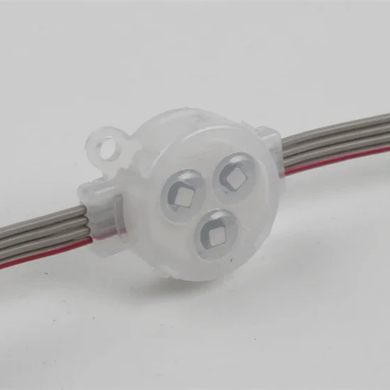 DMX512 RGBW DC12V водонепроницаемый светодиодный точечный свет с IP67 1 Вт SMD3535 30 мм пиксельный модуль