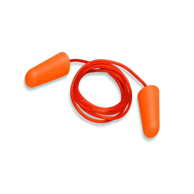 Best Price polyurethane foam earplugs with NRR 32dB disposable corded earplugs hearing protection from Vietnam