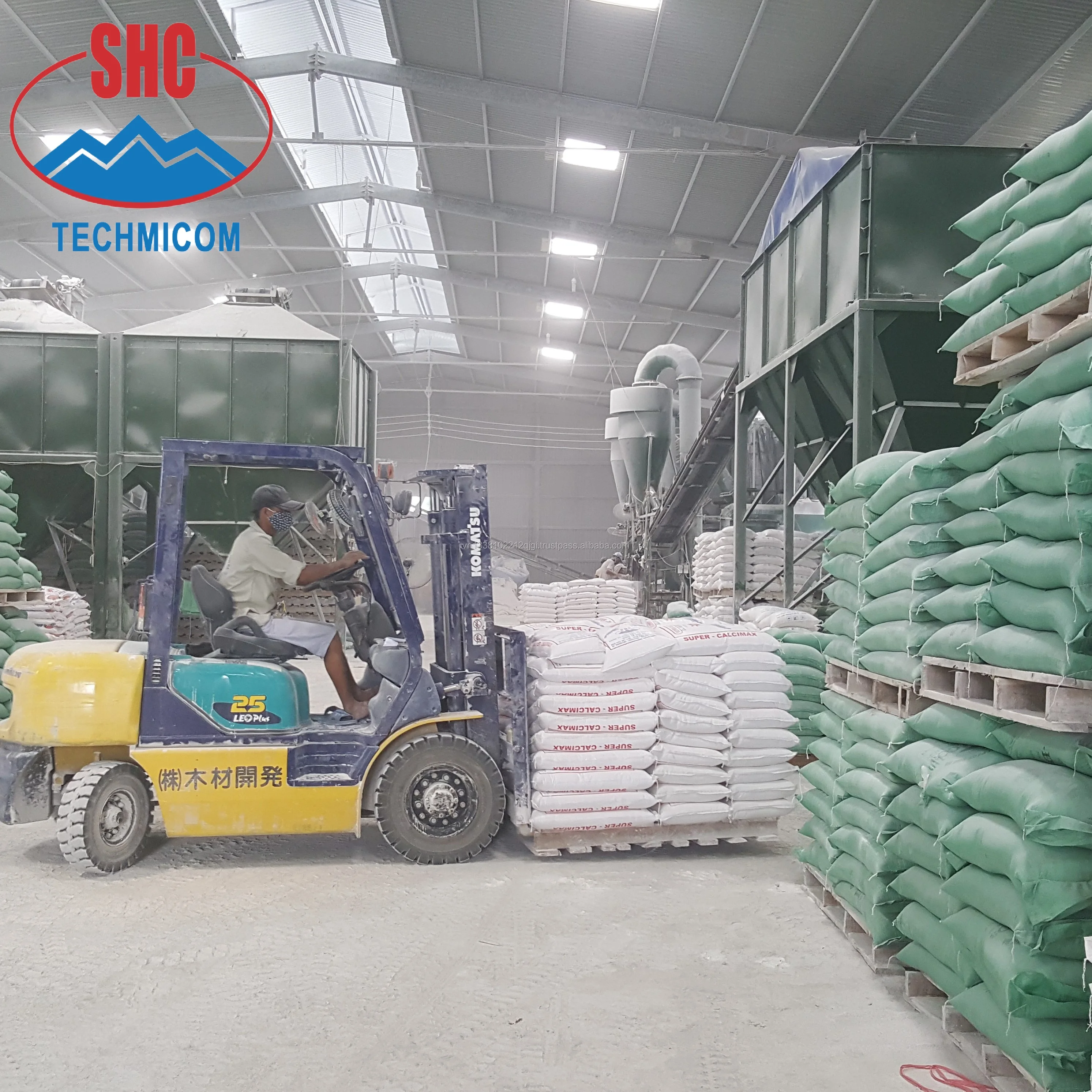 38% Min Calcium Dried Limestone Granular 2-3MM Feed Grade Additive for Fish Cattle Poultry in Bag Packaging for Animal Feed