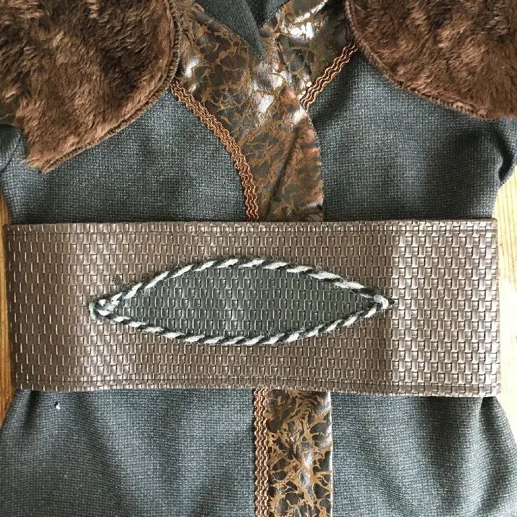 Traditional Ertugrul Gazi Handmade Leather Alp Costume Brown For Kids