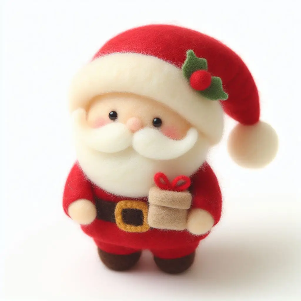 Eco-Friendly Mini Santa Claus Figurines: Adorable, Small, and Perfect for Christmas Decorations