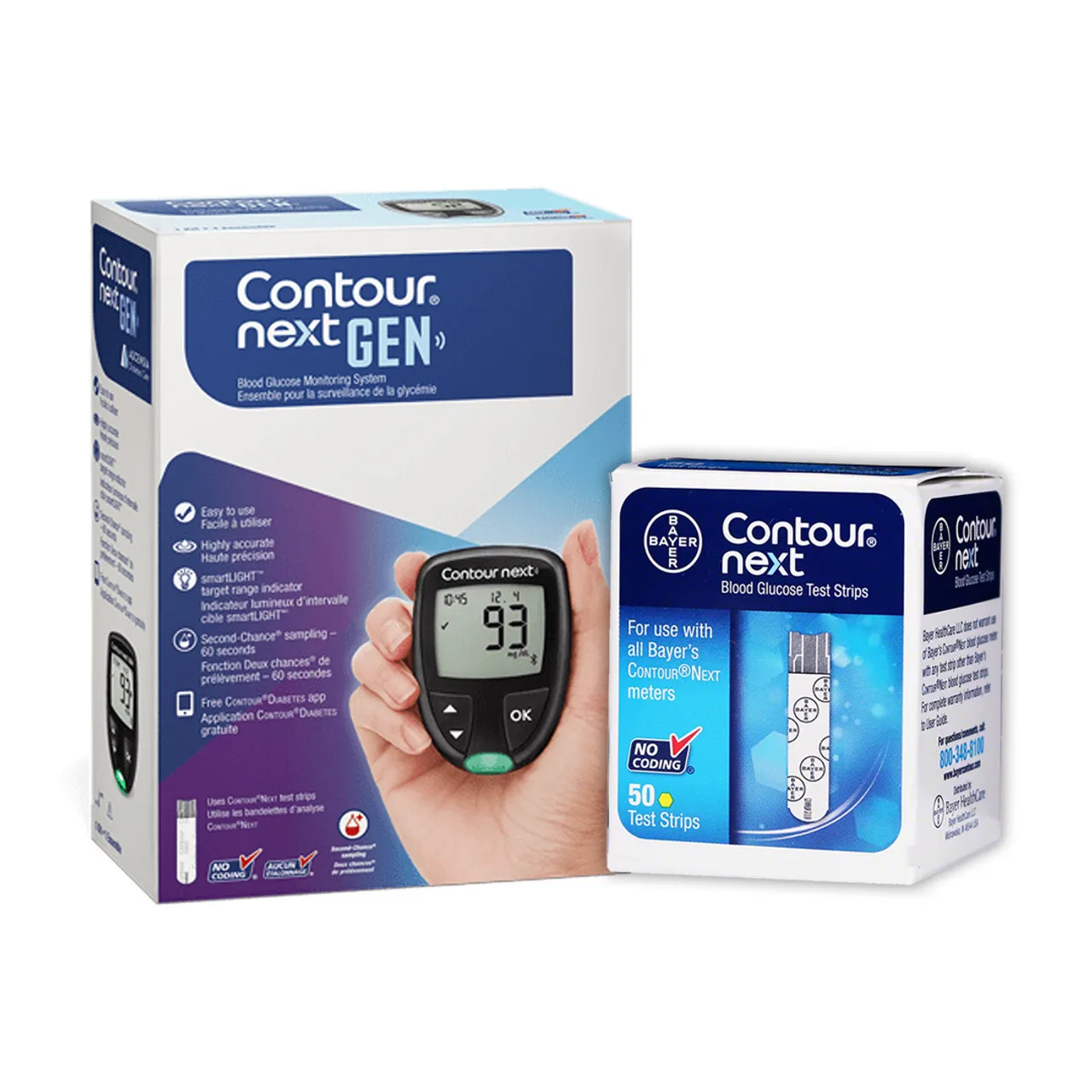 Contour Next Blood Glucose 50 Test Strips 50